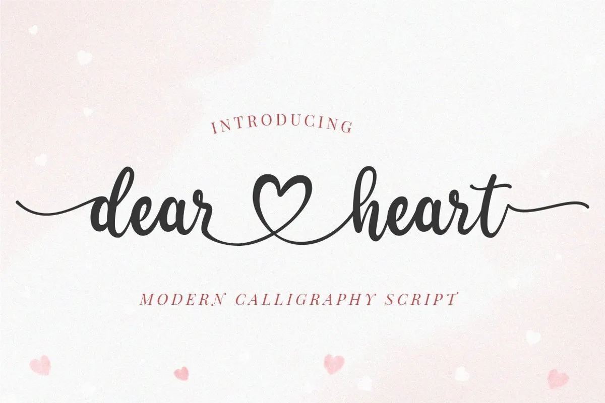 Download Dear Hearts font (typeface)