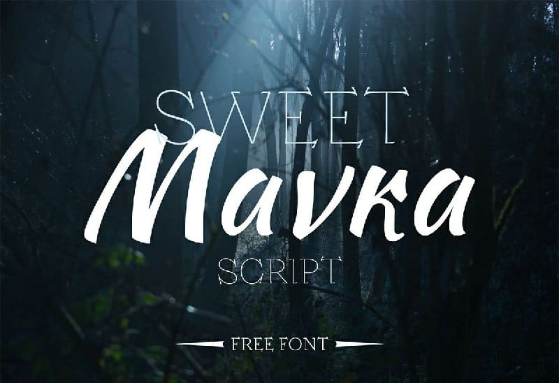 Download Sweet Mavka font (typeface)