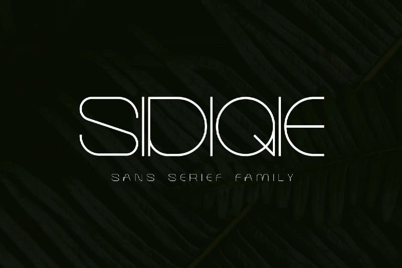 Download Sidiqie font (typeface)
