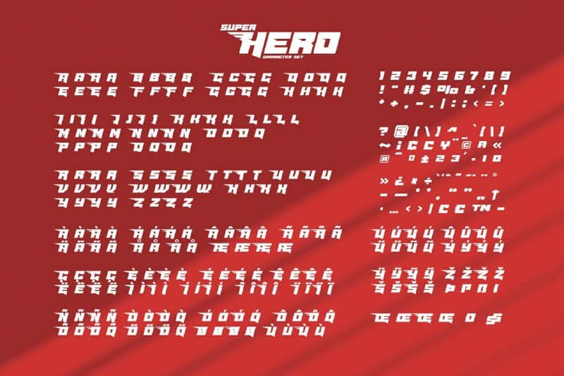 Download Masked Hero font (typeface)