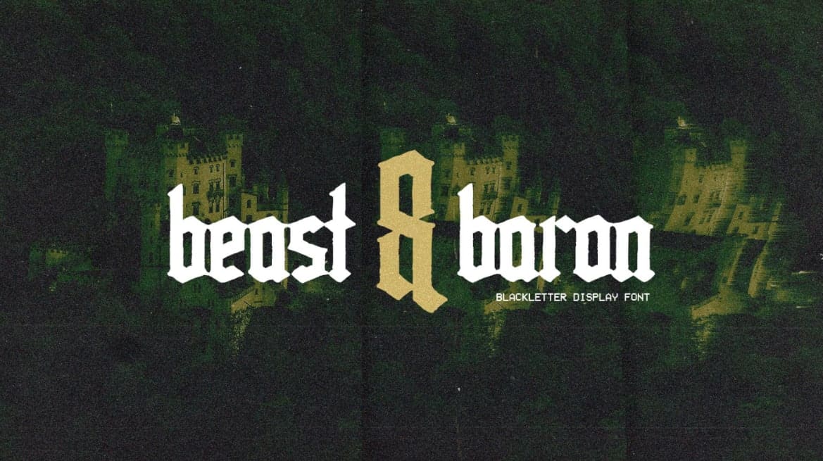 Free Download Beast and Baron Fonts Collection