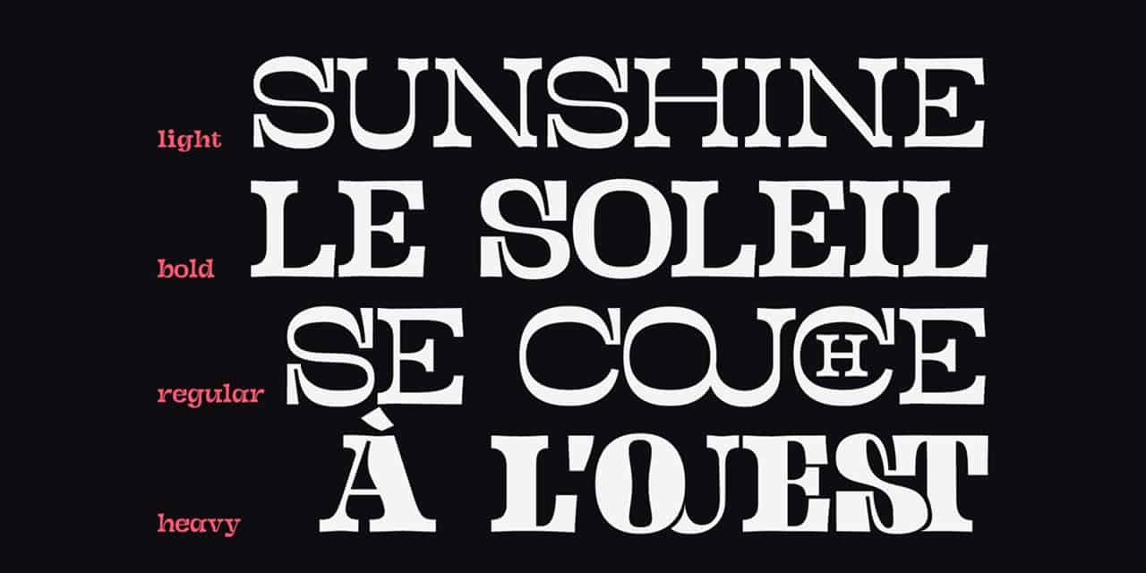 Download Sunshine Pro font (typeface)
