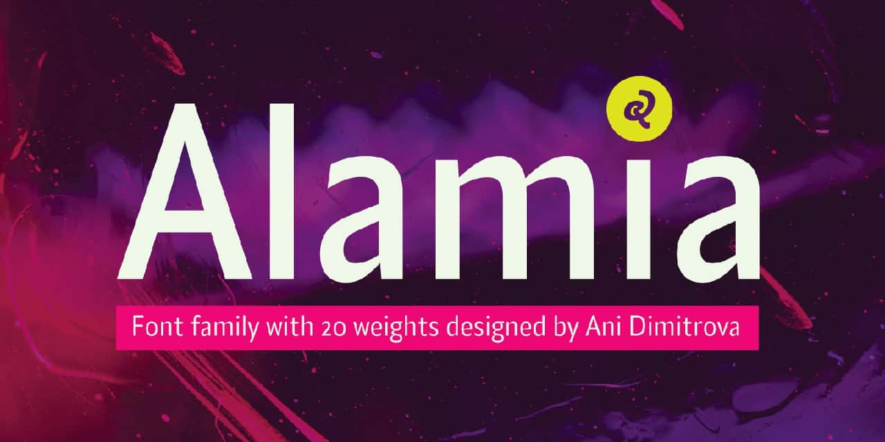 Free Download Alamia Thin Fonts Collection