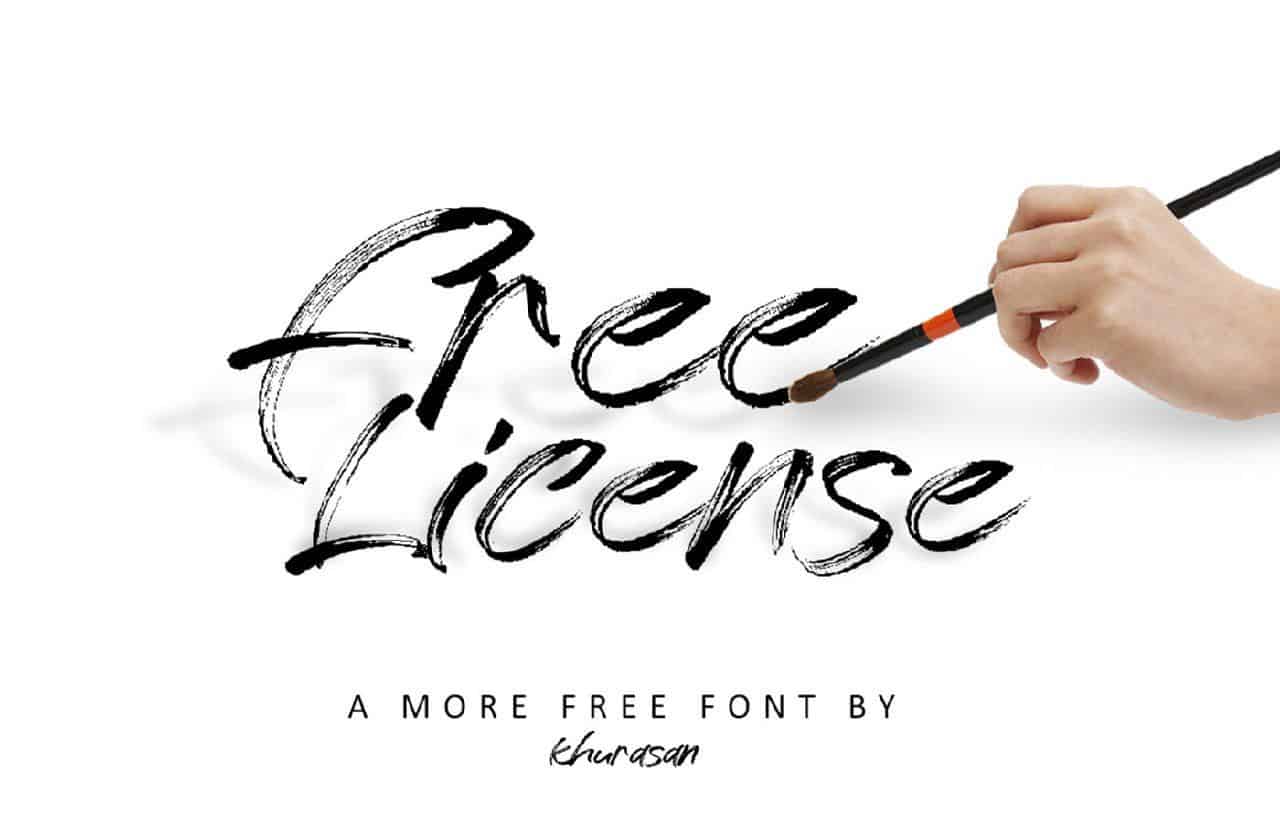 Download Free License font (typeface)