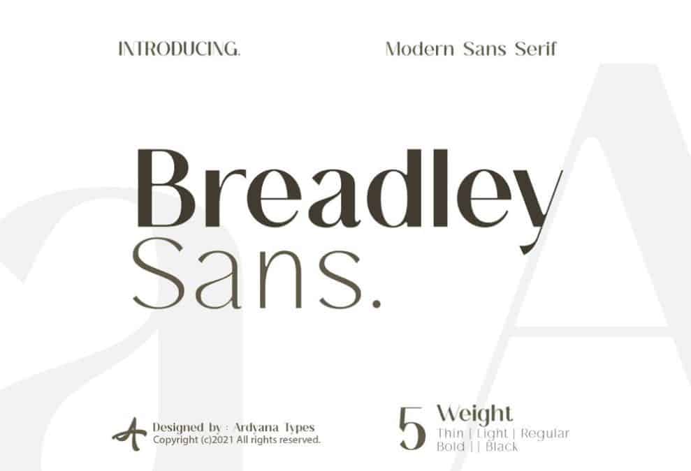 Download Breadley font (typeface)