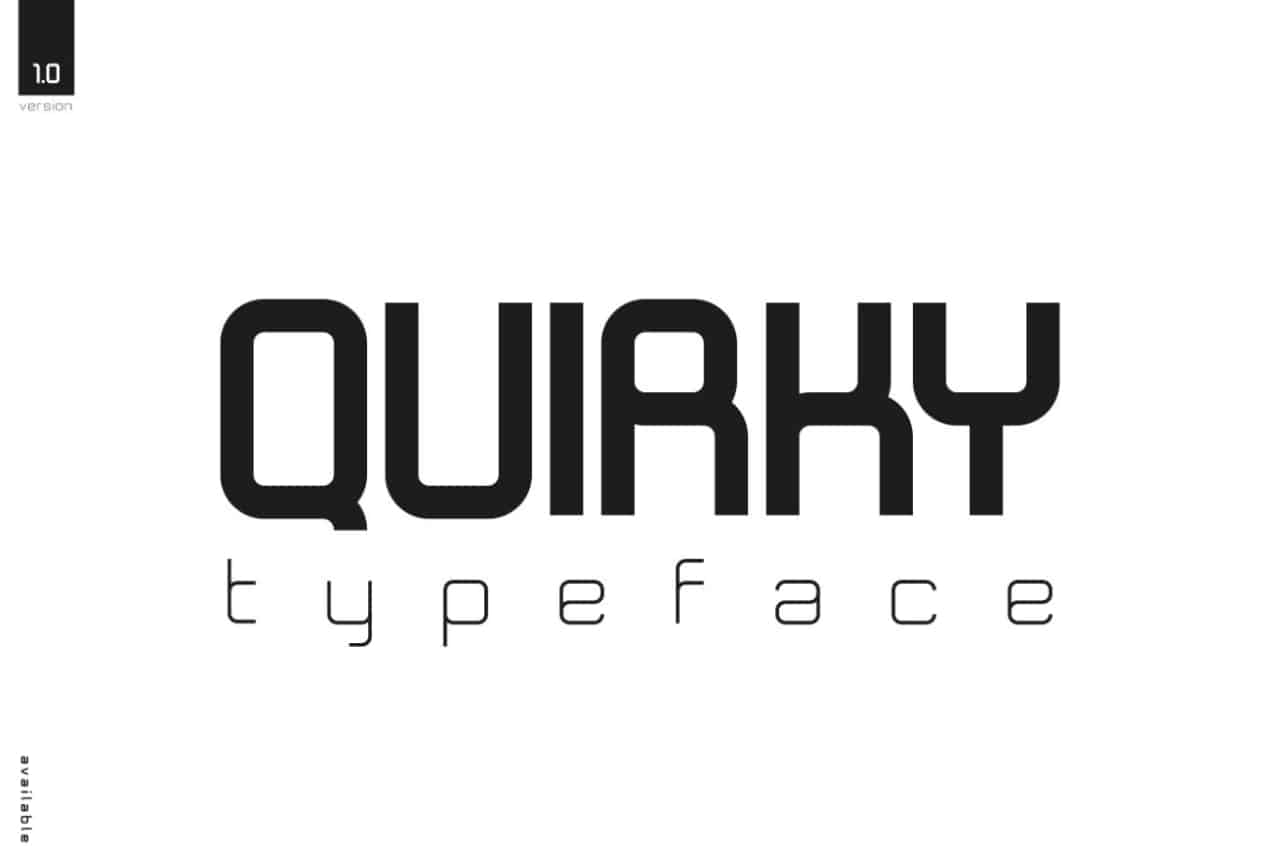 Download Quirky font (typeface)