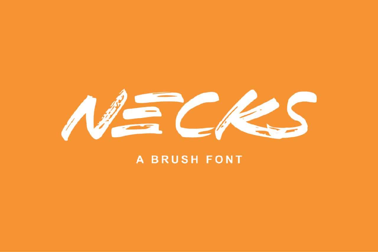 Download Necks font (typeface)