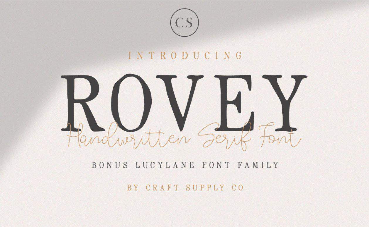 Download Rovey font (typeface)