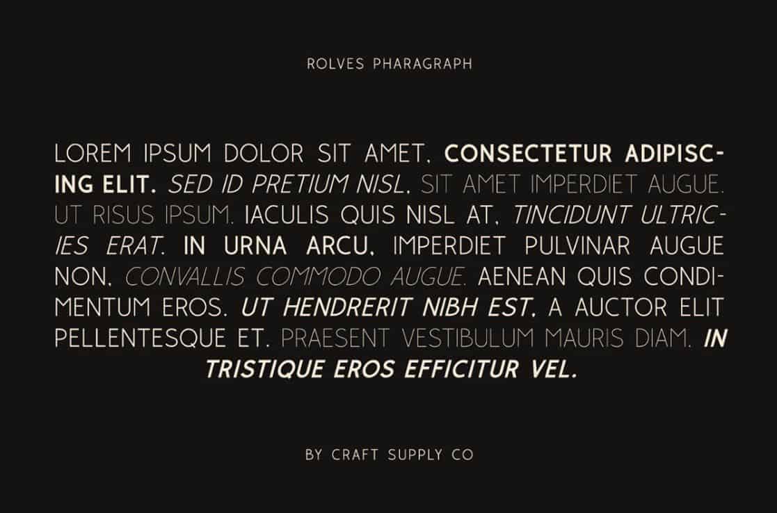 Download Rolves font (typeface)