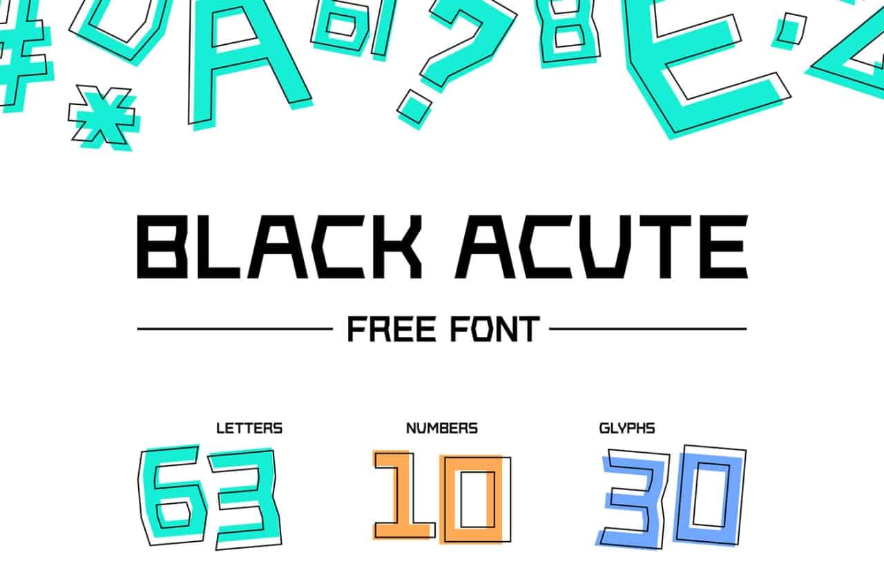 Download Black Acute font (typeface)