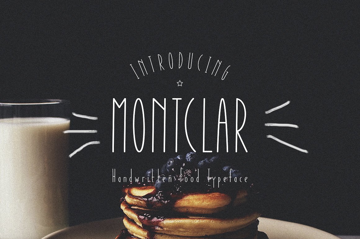 Montclar Font & Food Icons