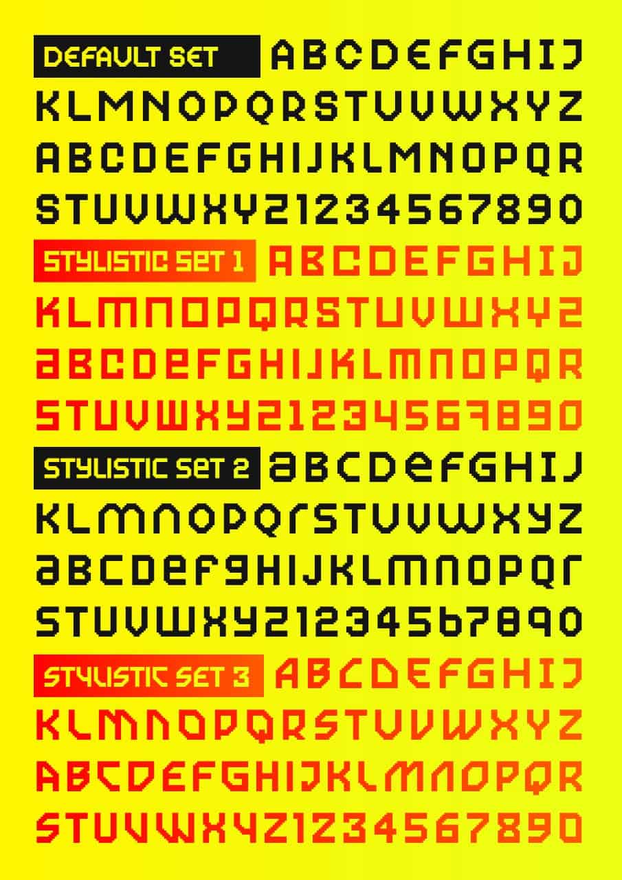 Download Multi Type Pixel font (typeface)