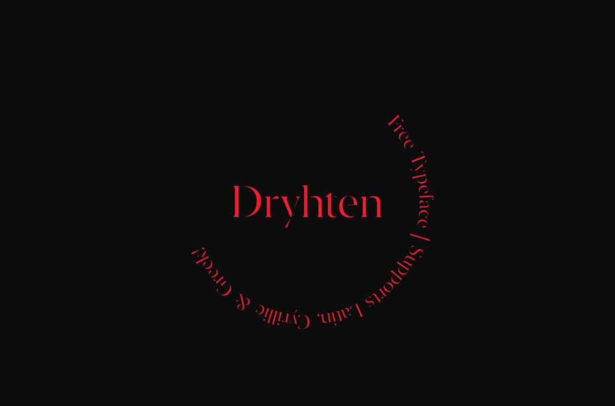 Download Dryhten font (typeface)