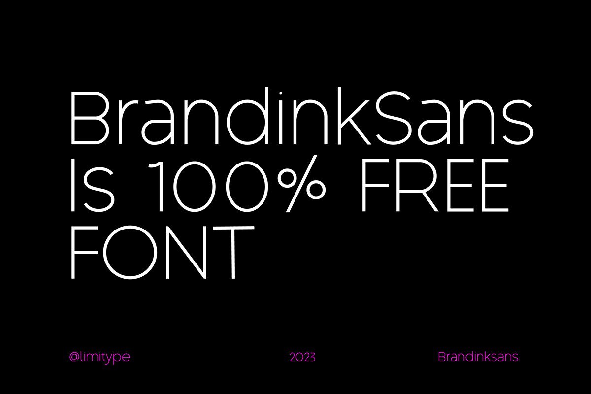 Download Brandink Sans font (typeface)