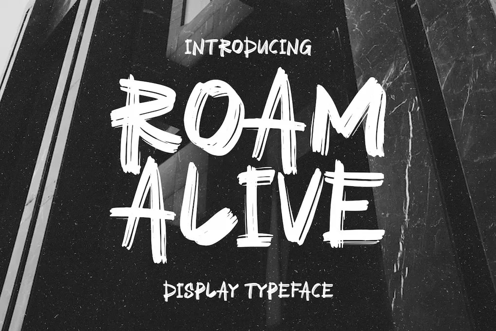 Download Roam Alive font (typeface)