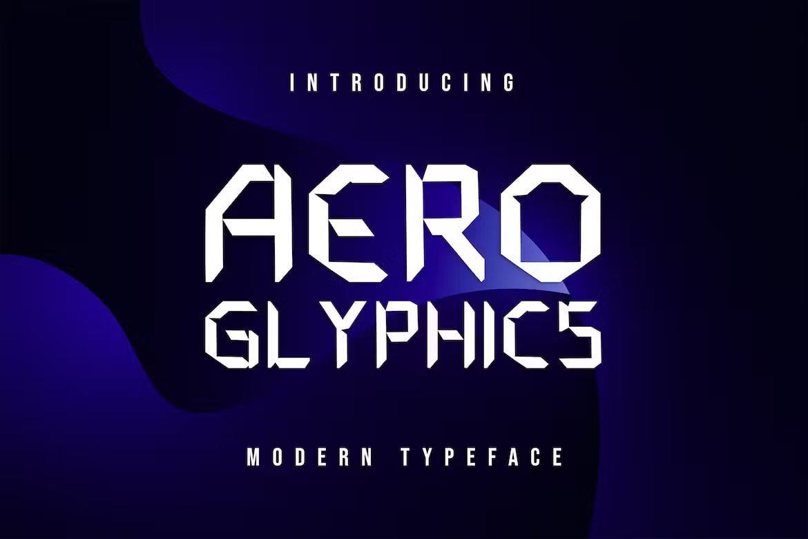 Download Aero Glyphics font (typeface)