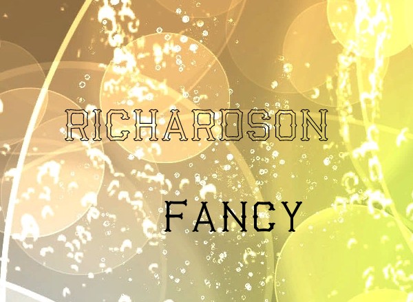 Free Download Richardson Fancy Block Font Fonts Collection